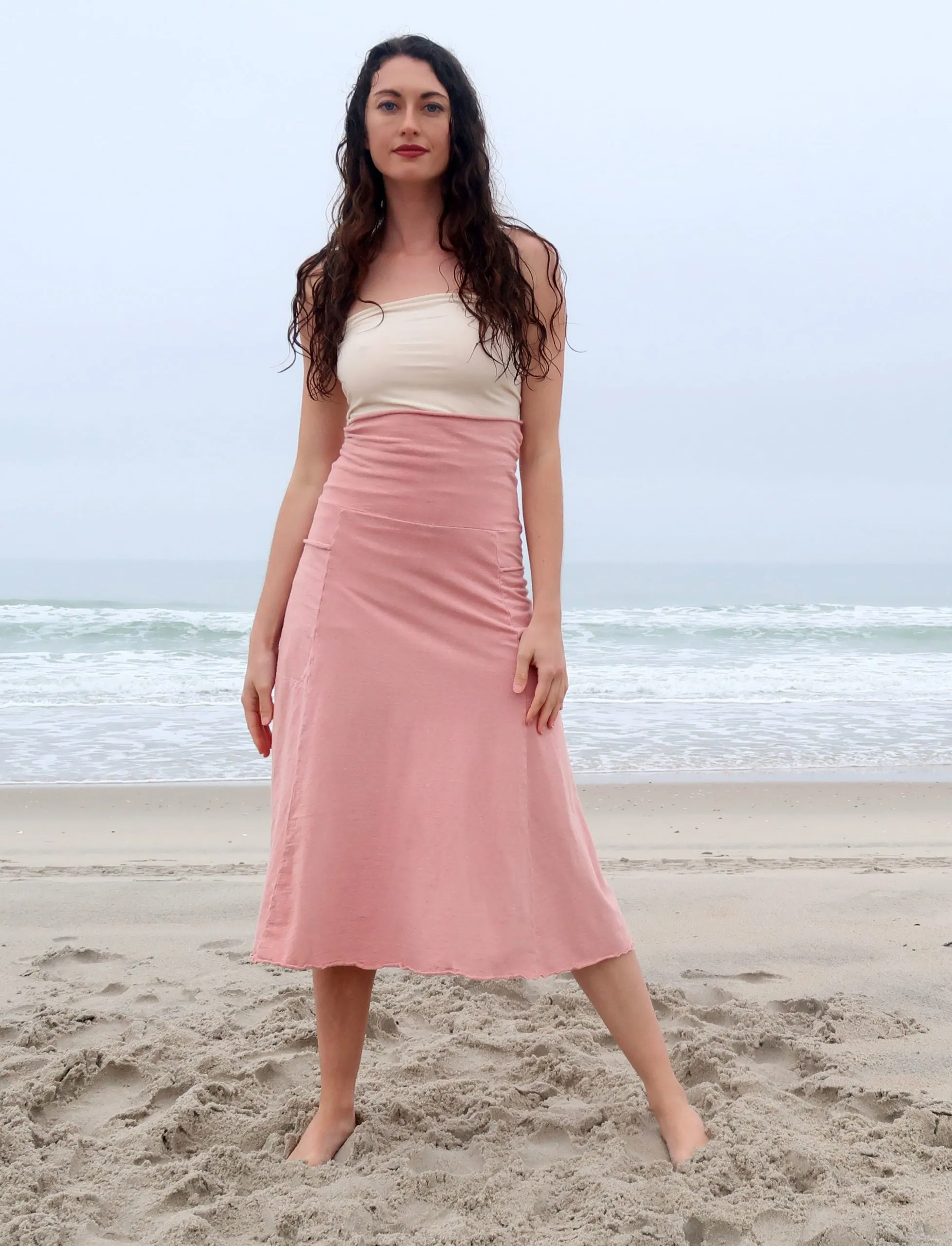 Perfect Pockets Below Knee Skirt