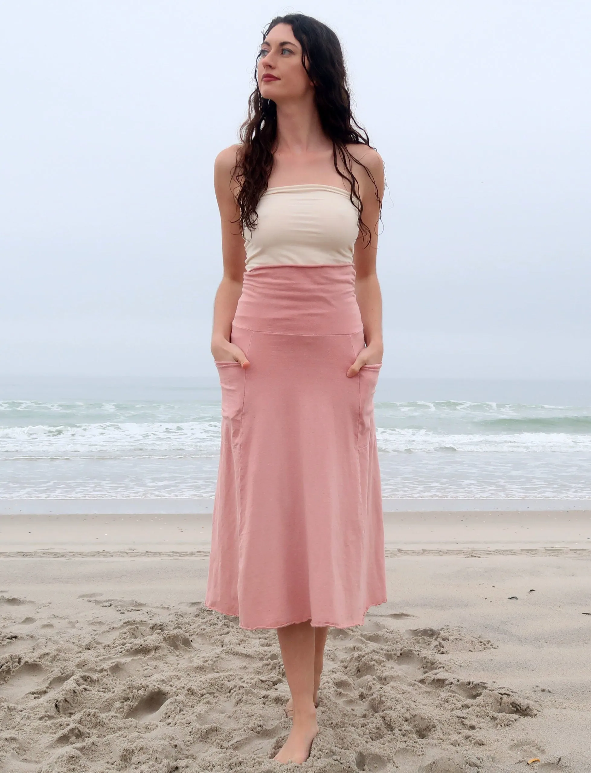 Perfect Pockets Below Knee Skirt