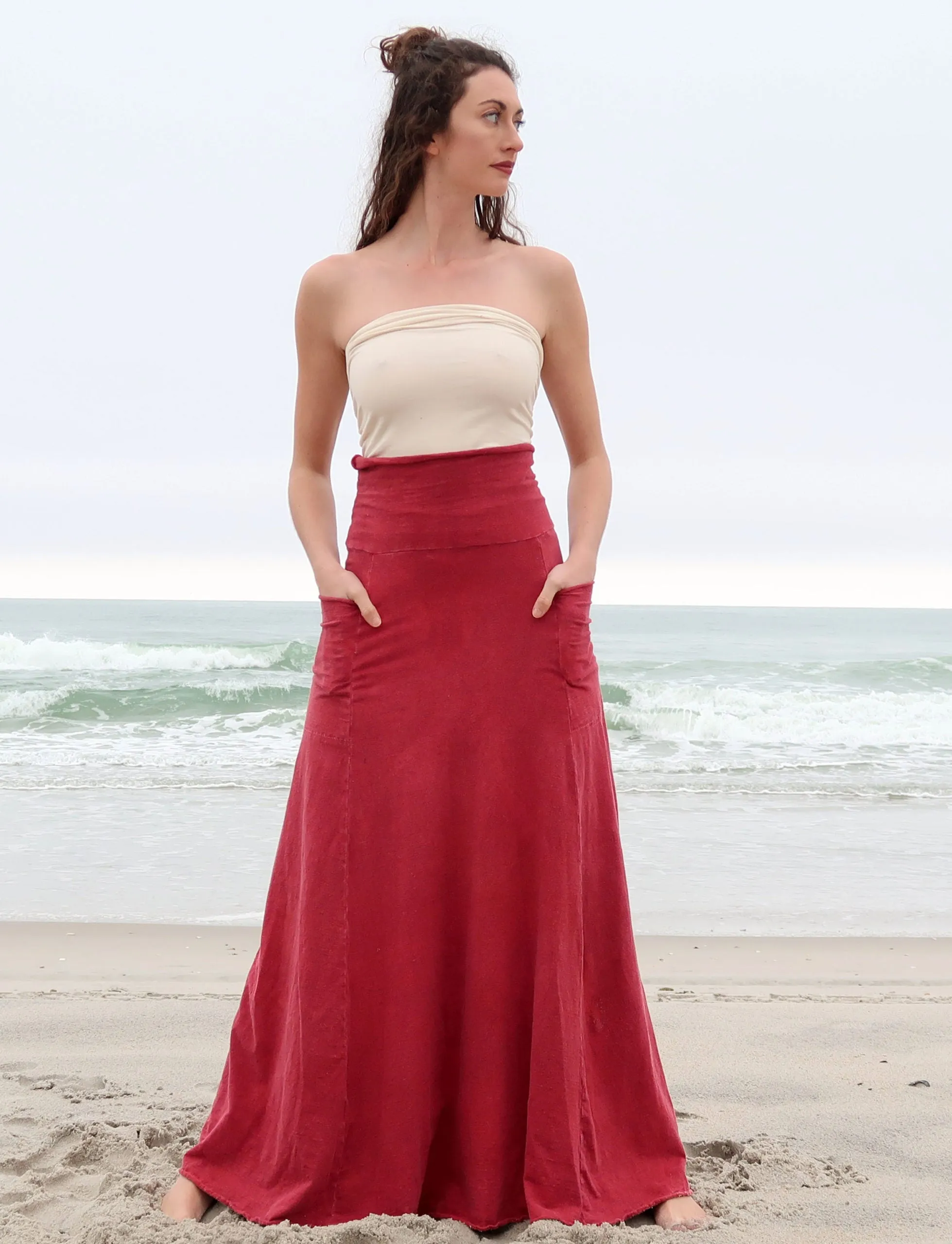 Perfect Pockets Long Skirt