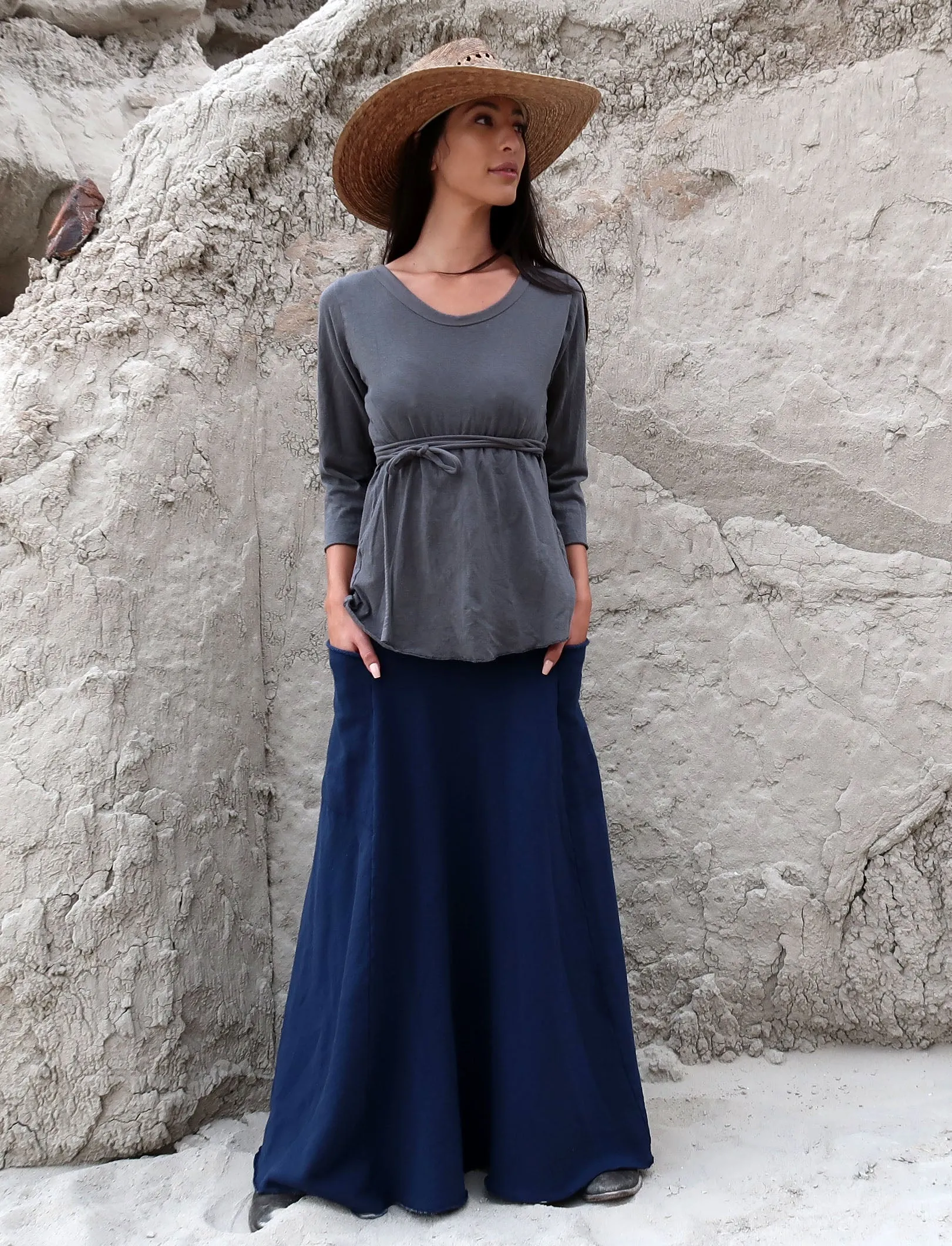 Perfect Pockets Long Skirt