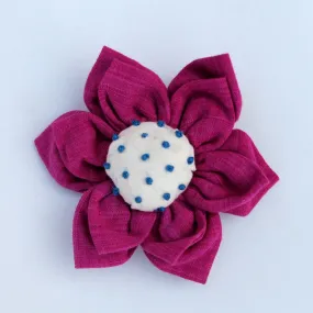 Pink Lily brooch
