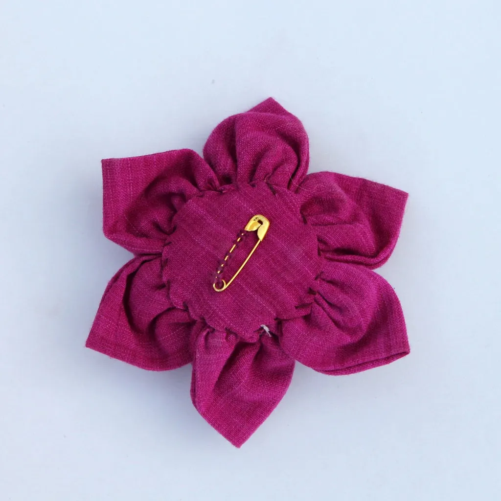 Pink Lily brooch