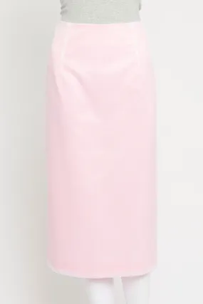 Pink Mesh Net Preowned Skirt