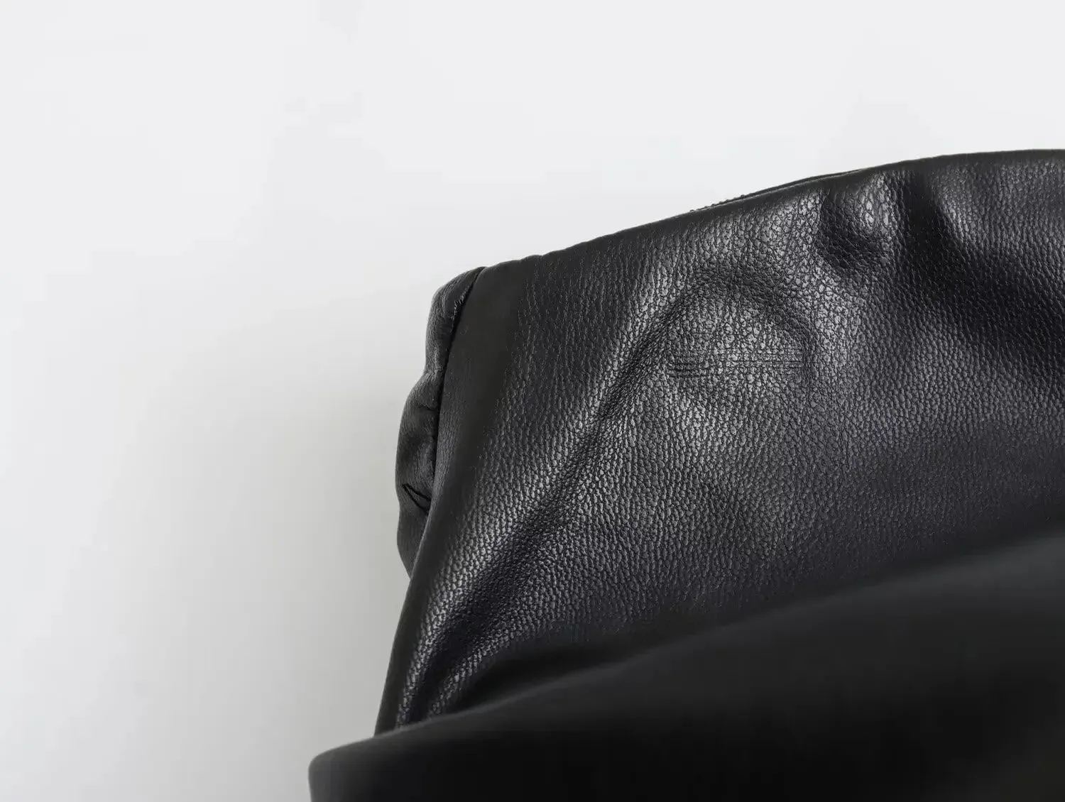 Pre Order:  Ruched Faux Leather Sleeveless Dress