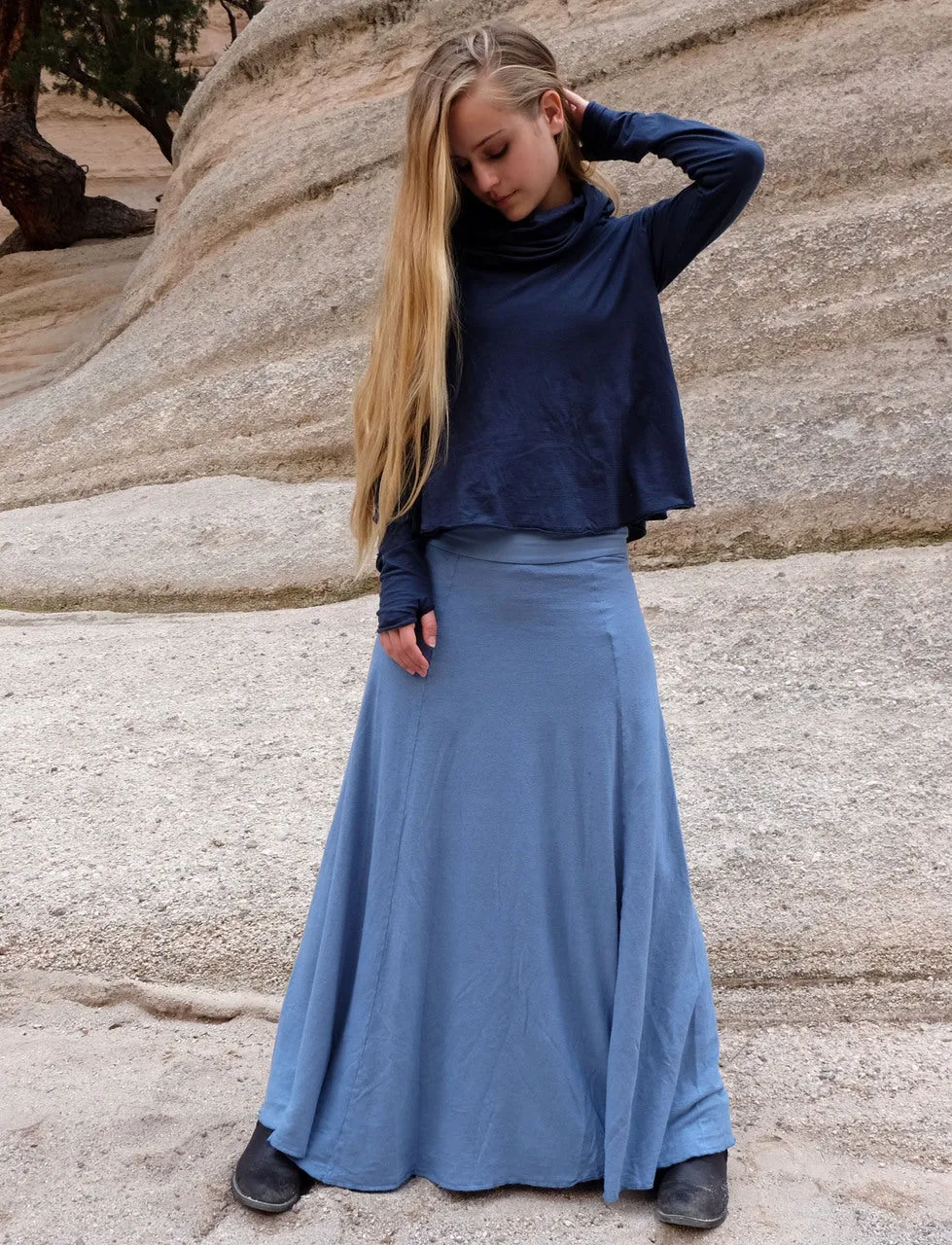Princess Seam Long Skirt