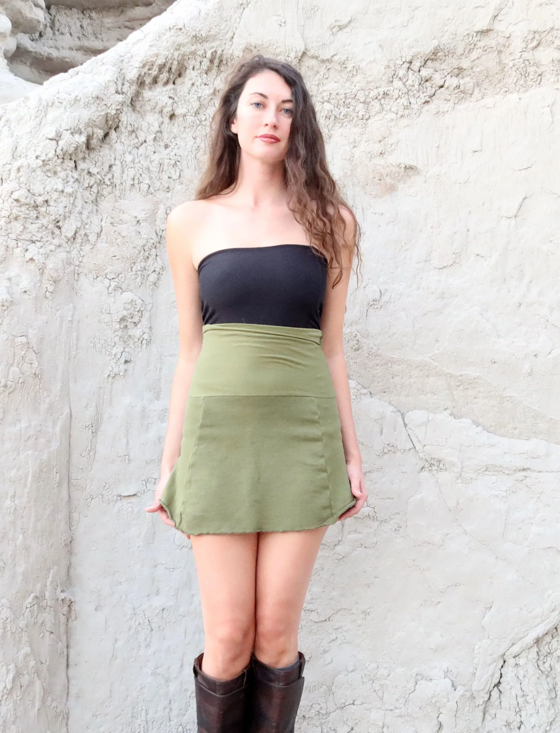 Princess Seam Mini Skirt