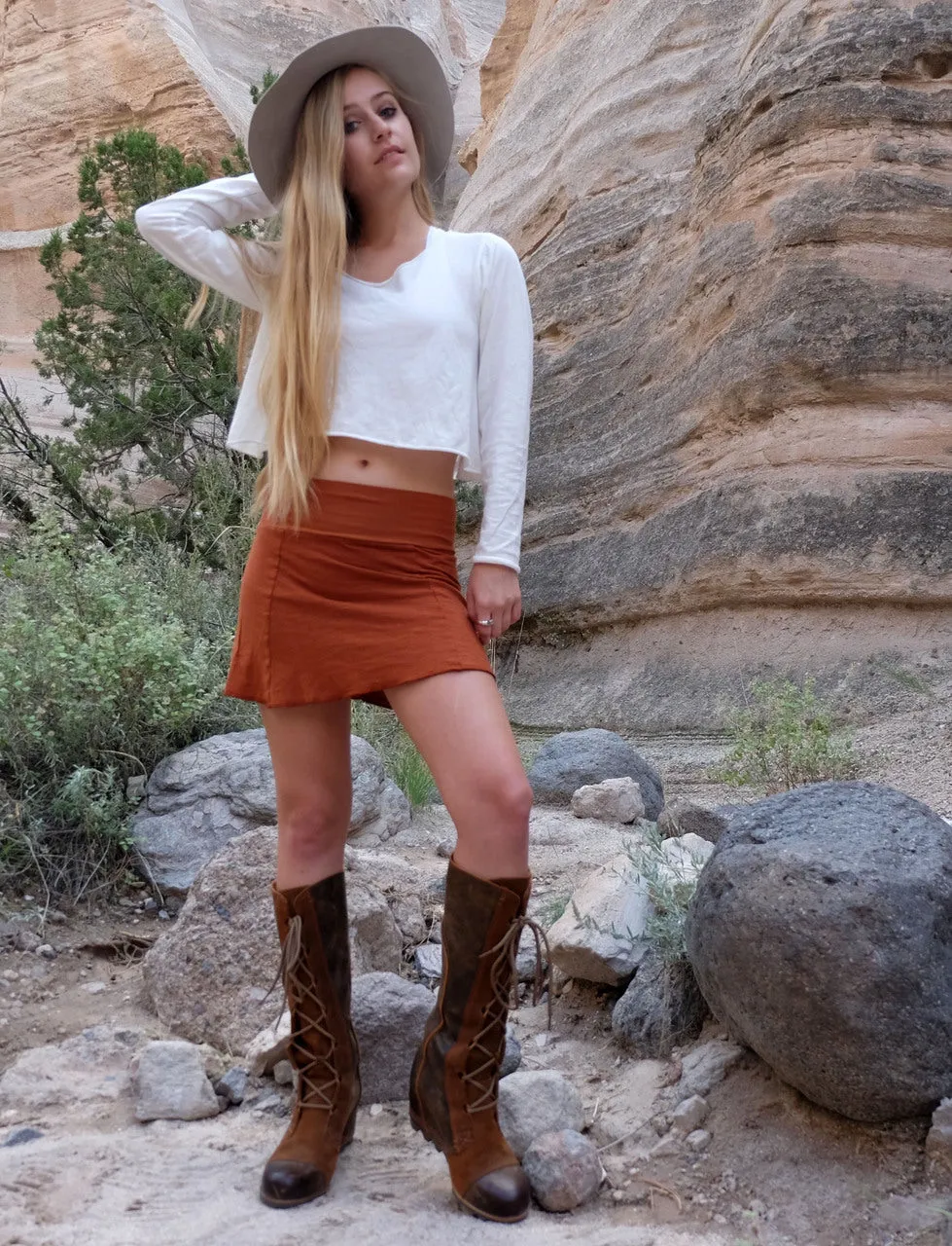 Princess Seam Mini Skirt
