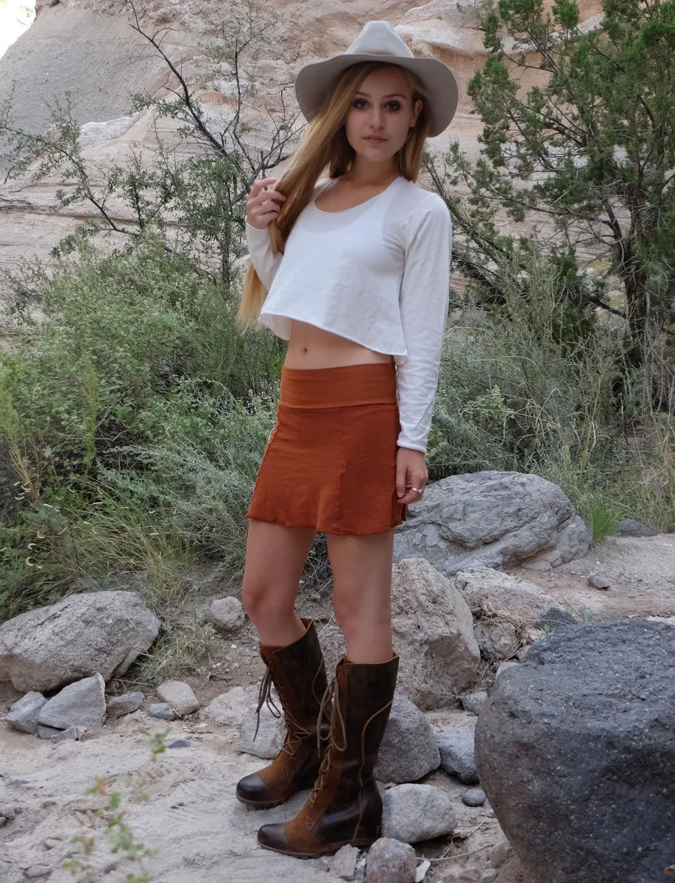 Princess Seam Mini Skirt
