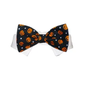 Pumpkin Bow Tie Shirt Collar