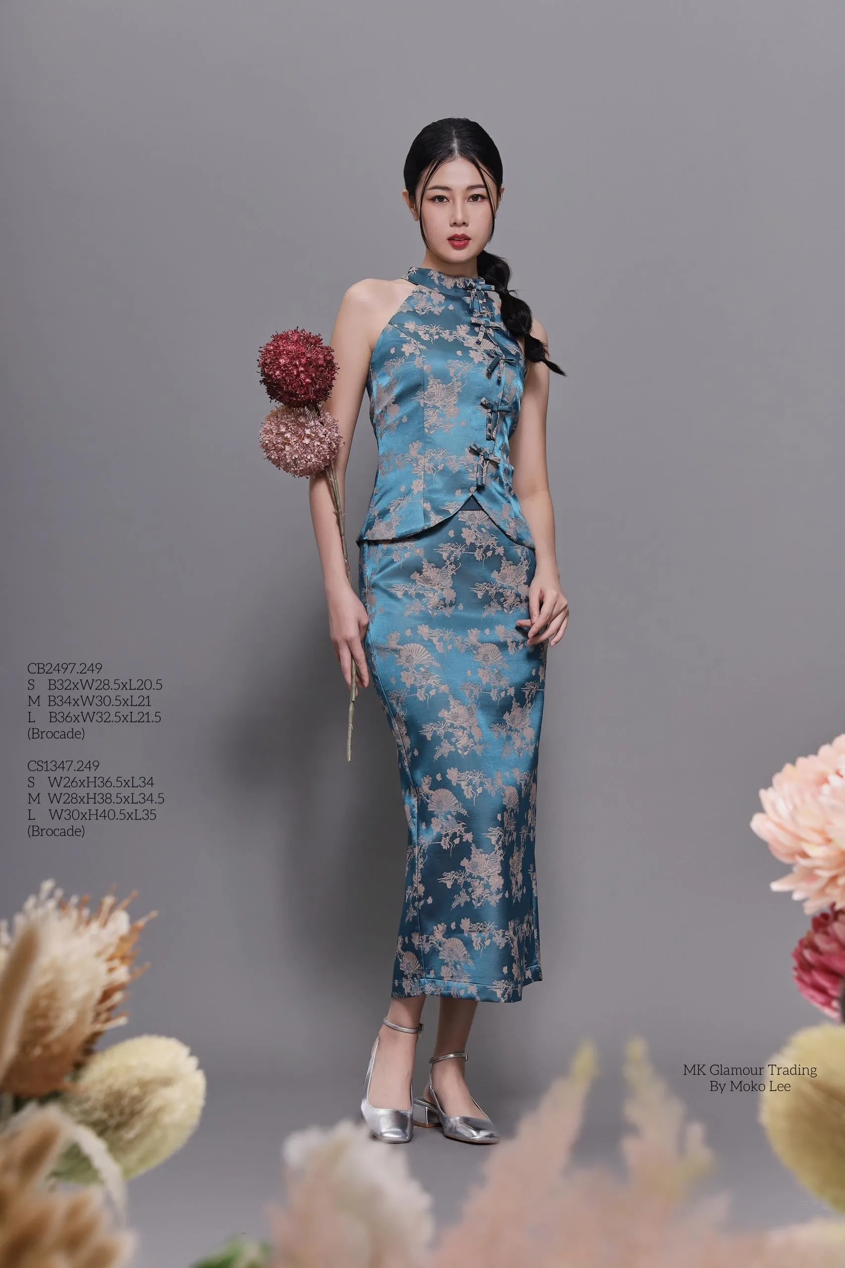 Qian Orient Brocade Top