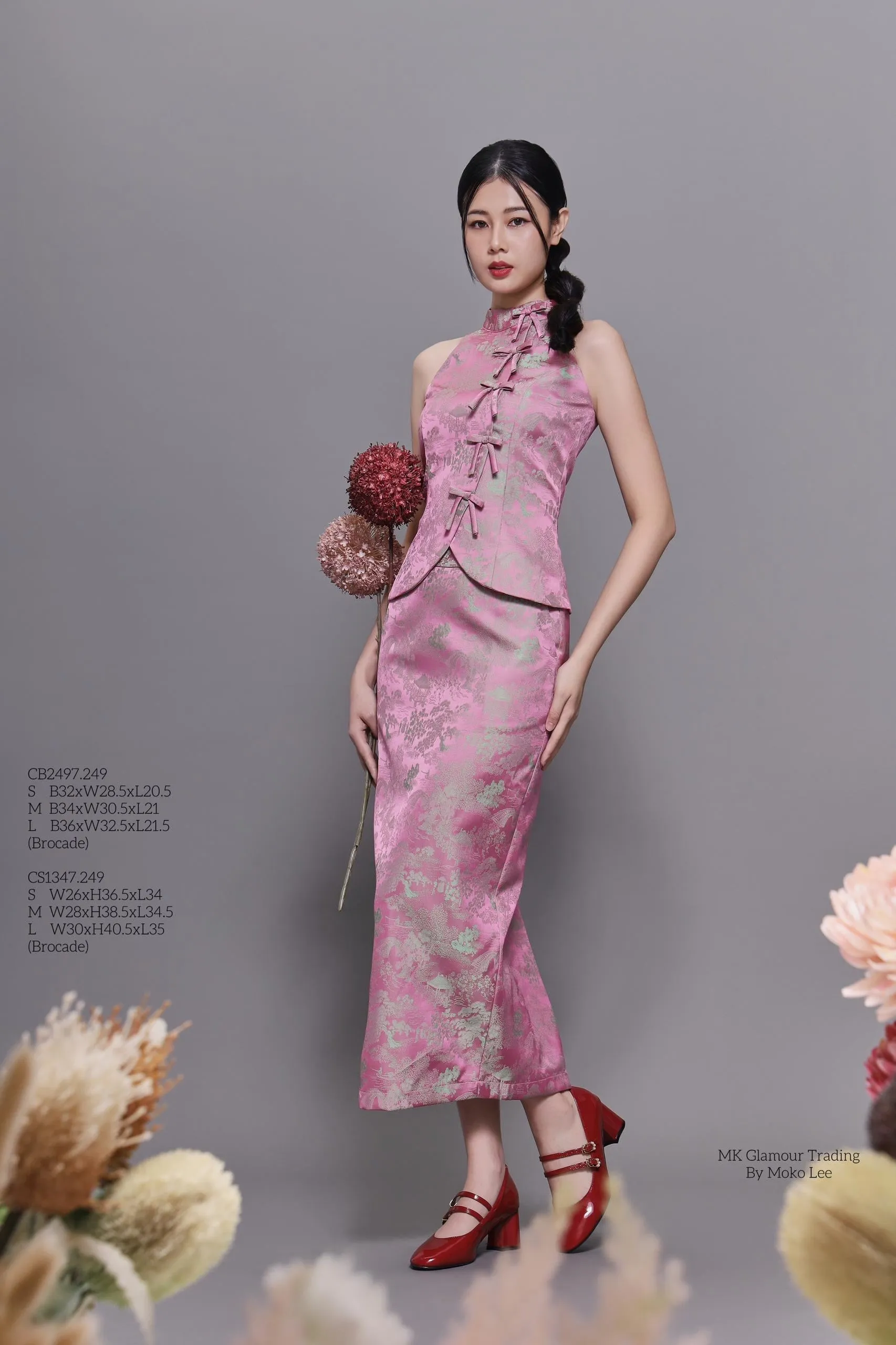Qian Orient Brocade Top