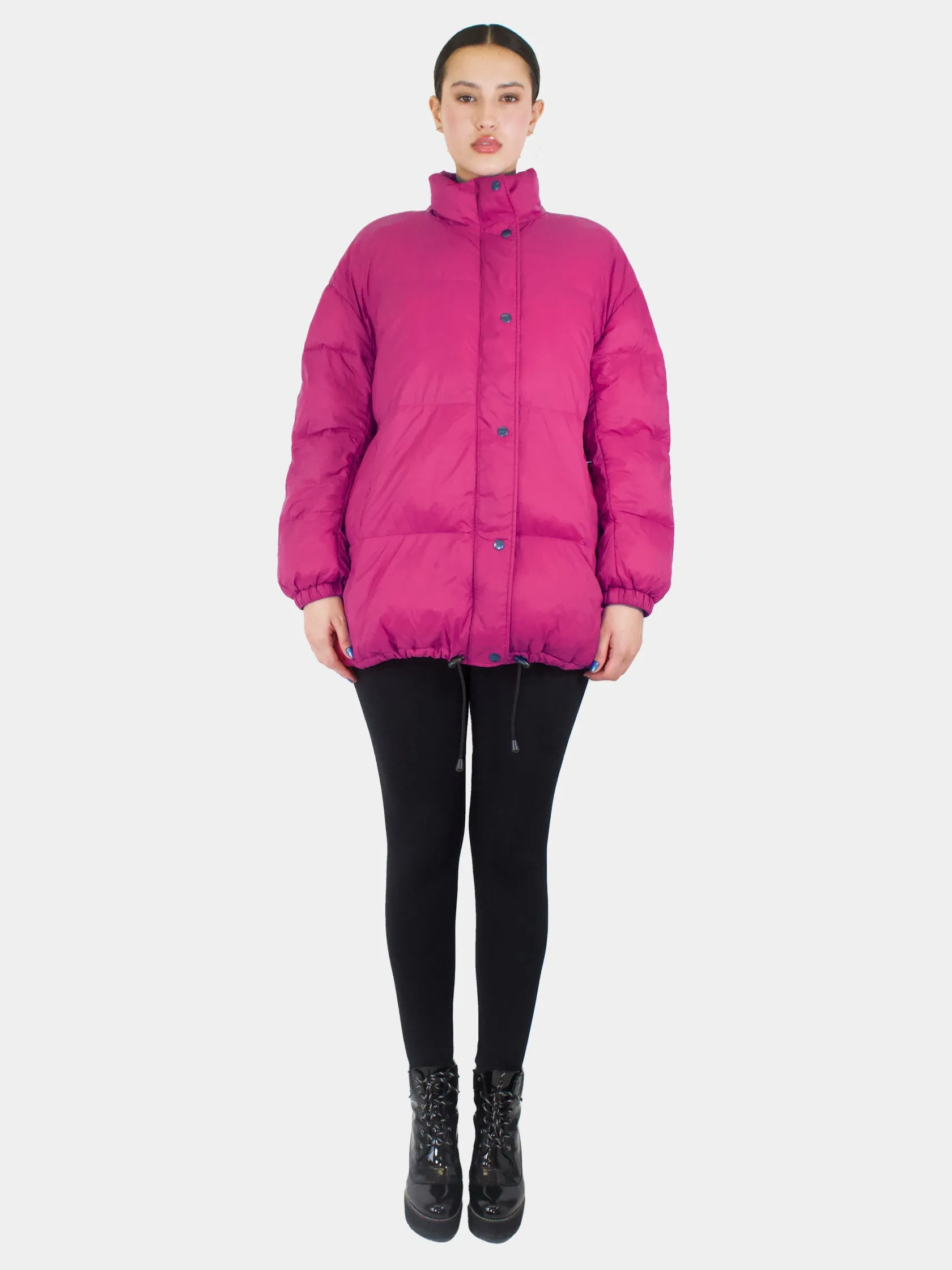 Quilted Puffer Coat - Size 34