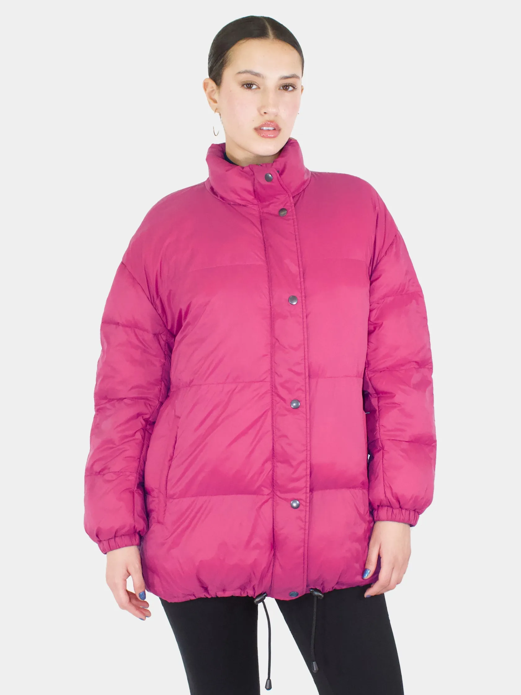 Quilted Puffer Coat - Size 34