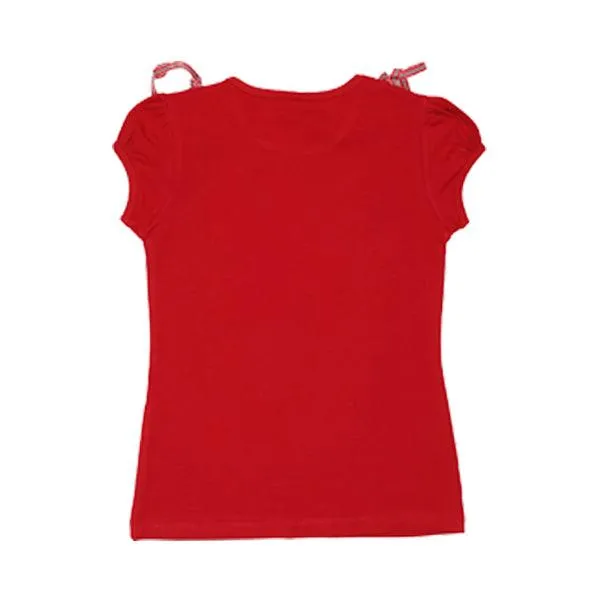 RED AND WHITE DOODLE SKIRT SET