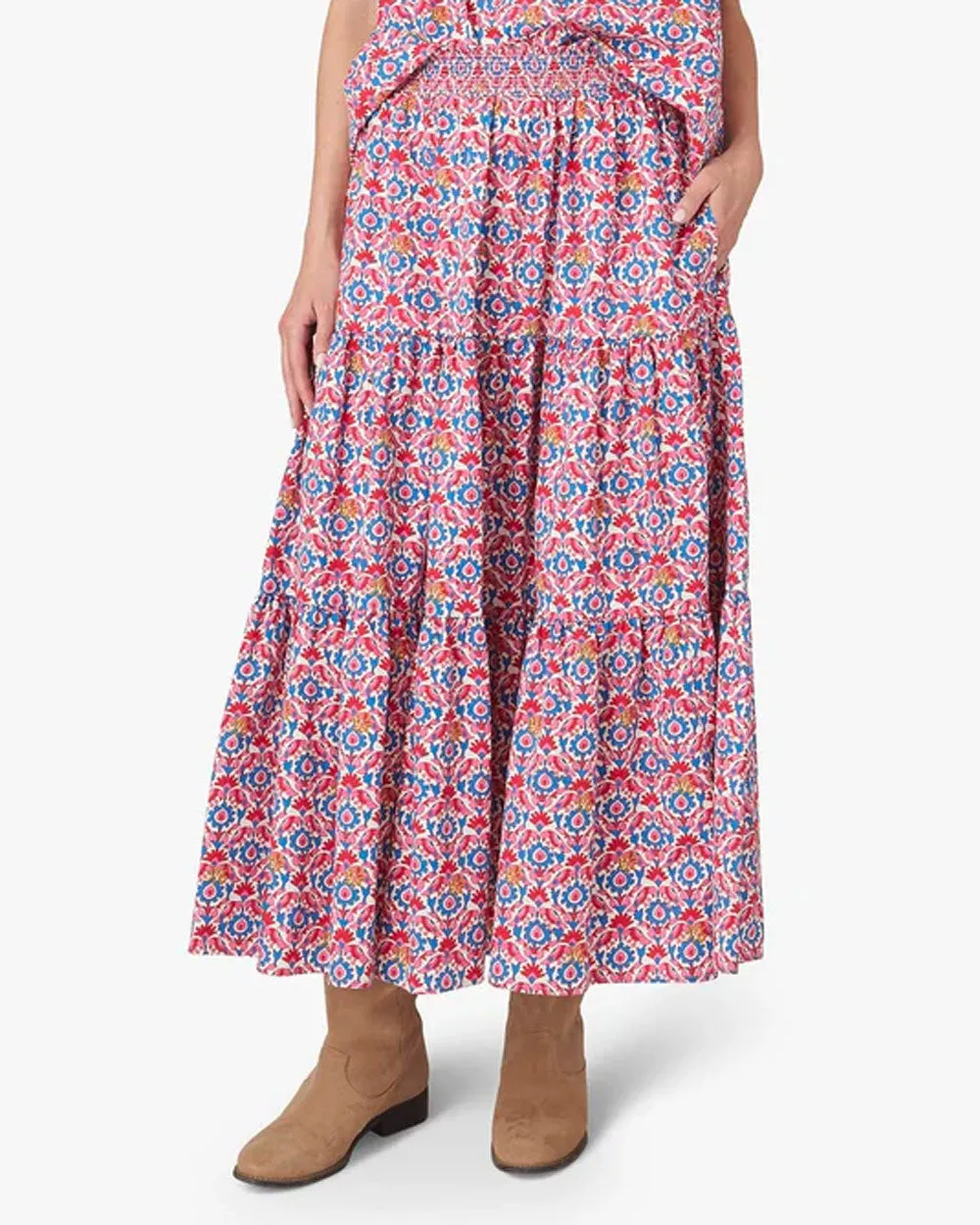 Red Bird Angelica Skirt