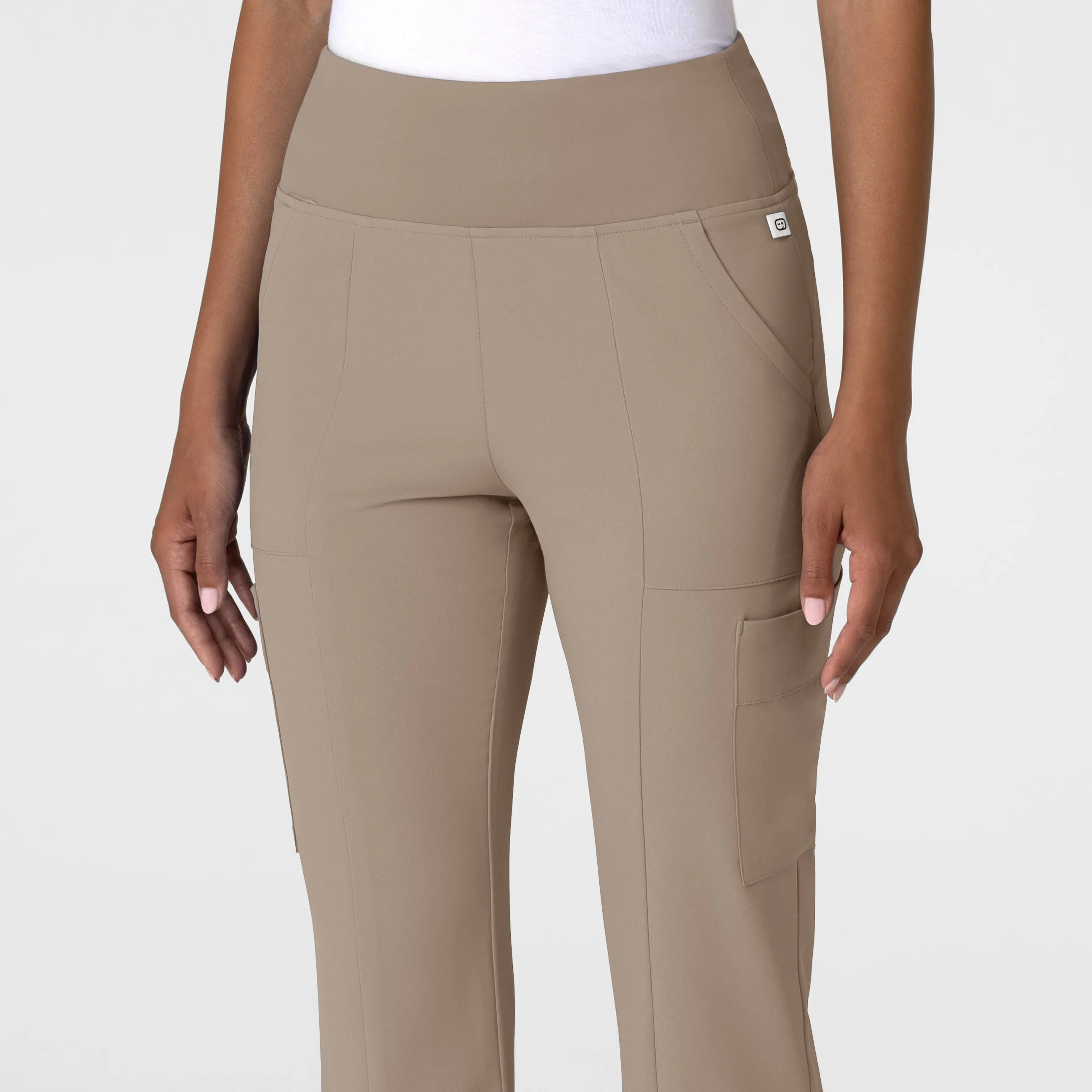 RENEW Women's Cargo Flare Scrub Pant - Haze