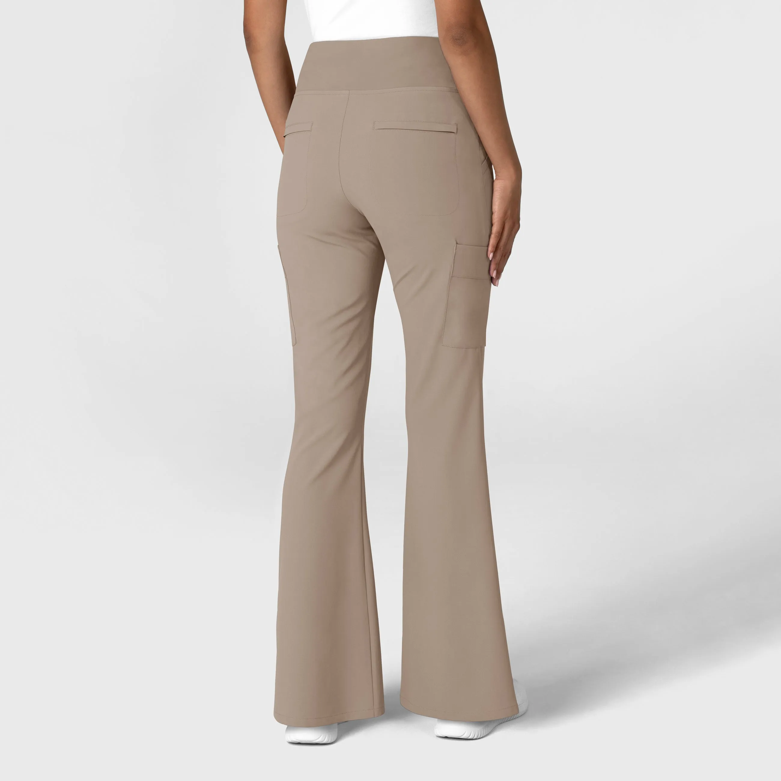 RENEW Women's Cargo Flare Scrub Pant - Haze