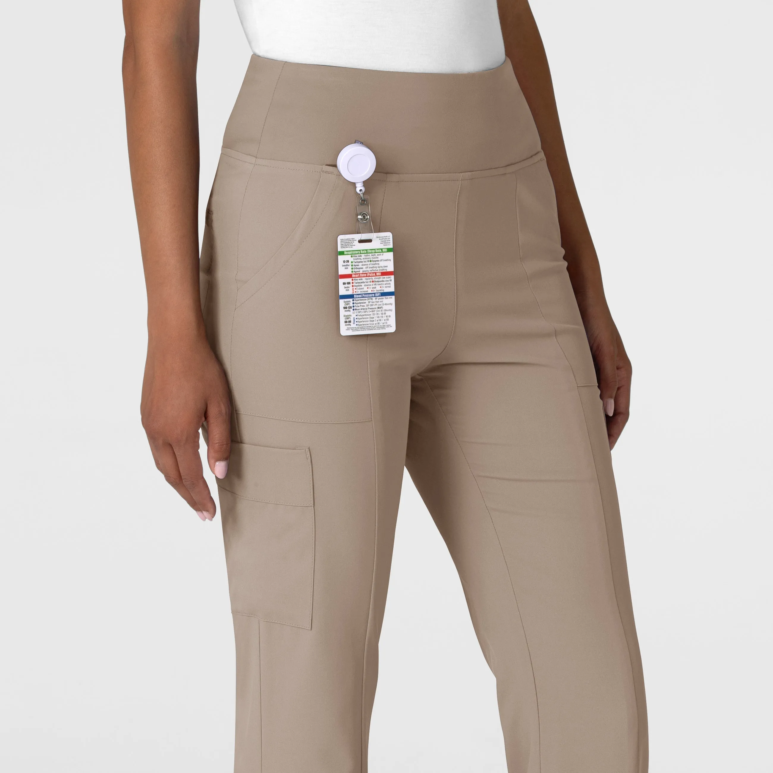 RENEW Women's Cargo Flare Scrub Pant - Haze