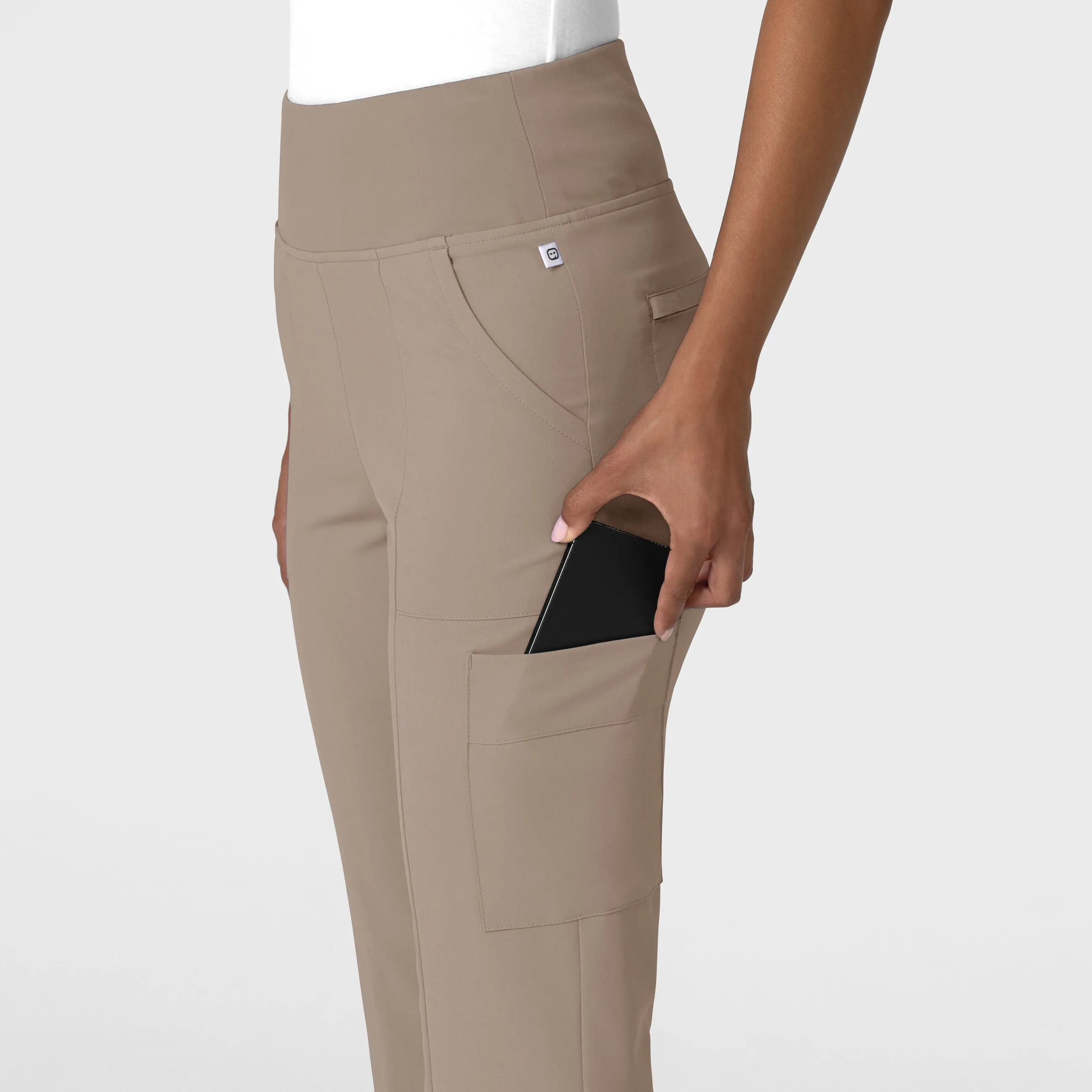 RENEW Women's Cargo Flare Scrub Pant - Haze