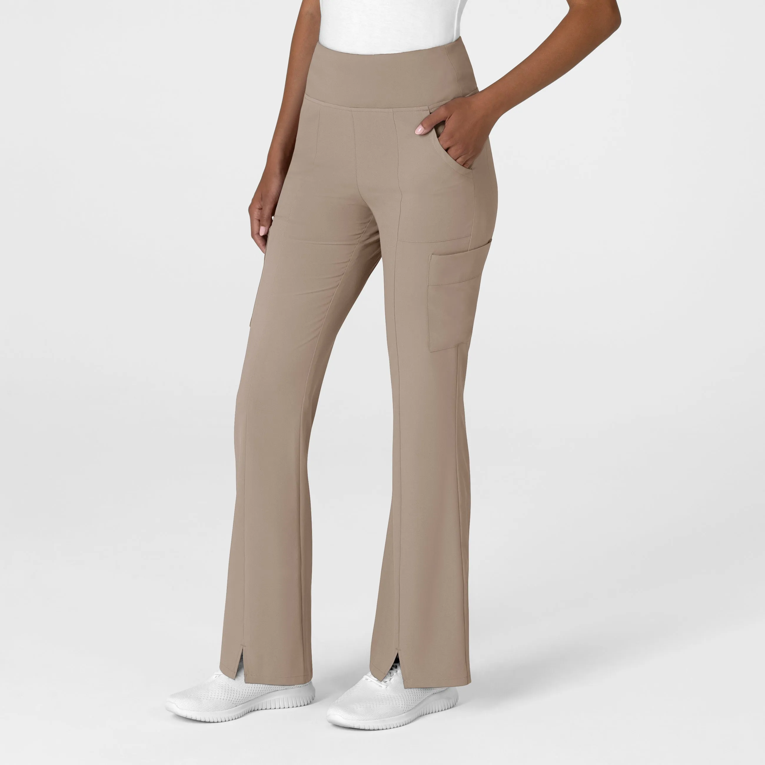 RENEW Women's Cargo Flare Scrub Pant - Haze