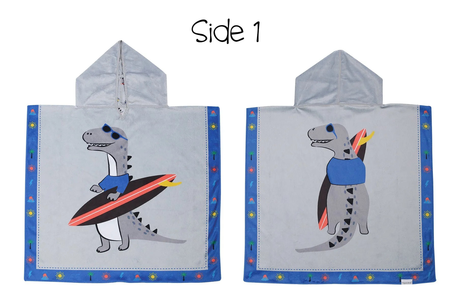 Reversible Kids Cover Up - Dino