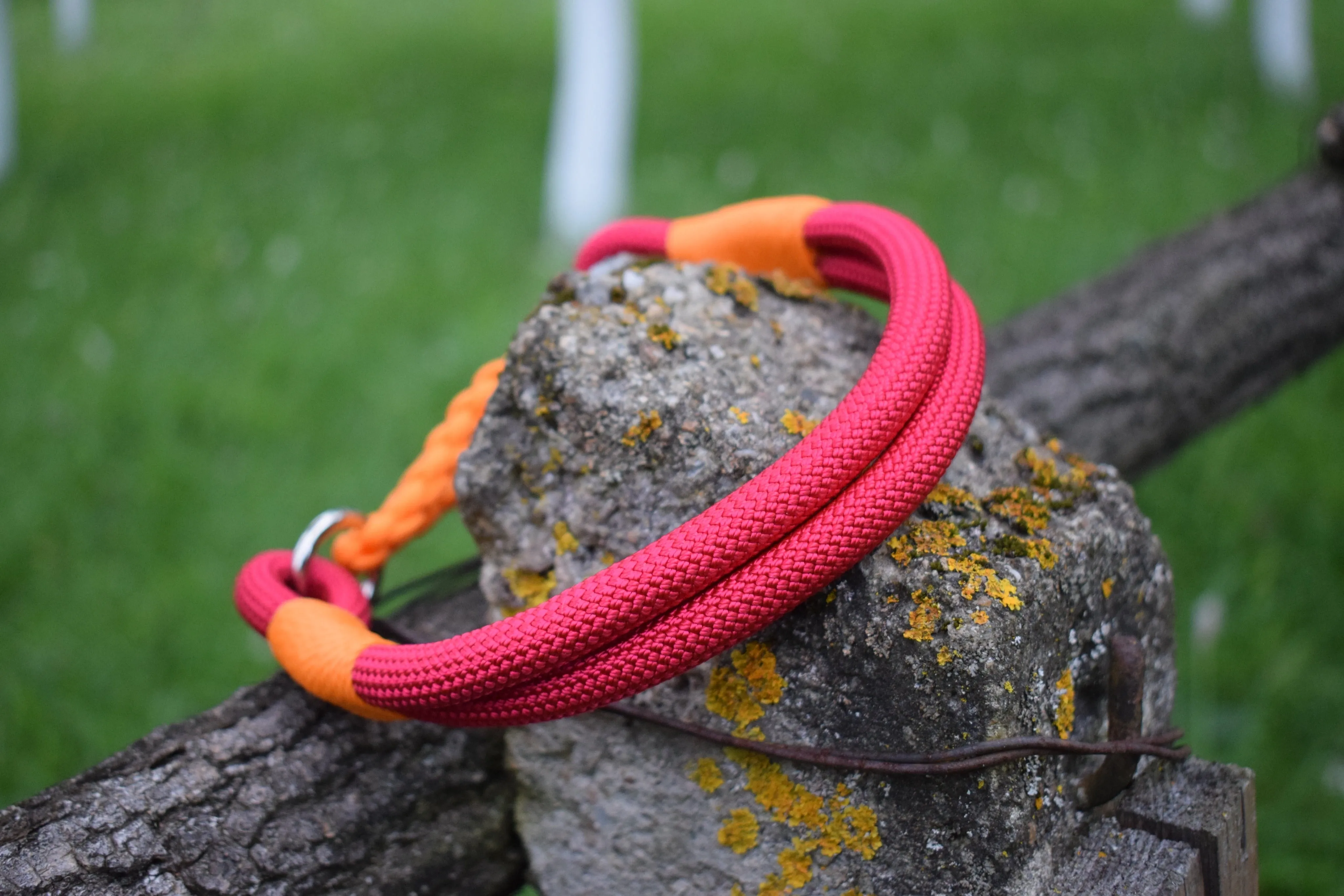 Rope Dog Collar ( 2 strands, 10 mm )