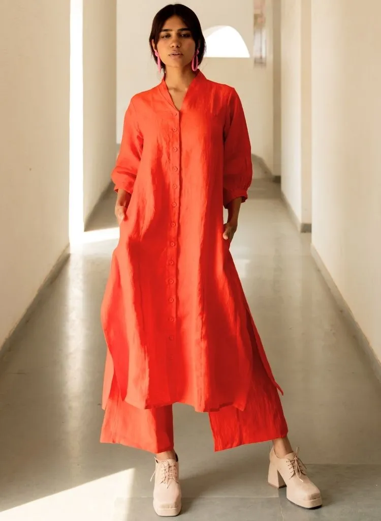 Scarlet Kurta Set