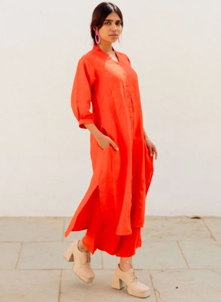 Scarlet Kurta Set