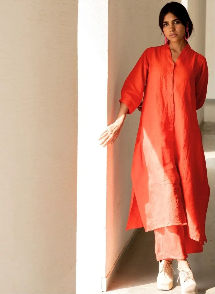 Scarlet Kurta Set