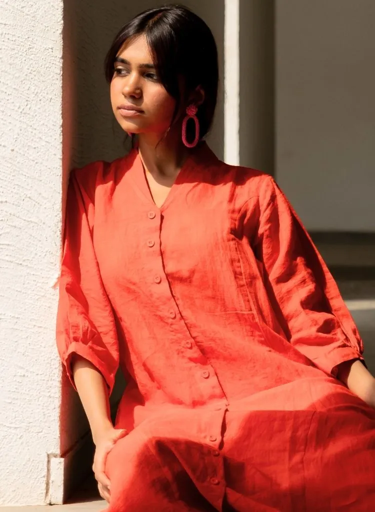 Scarlet Kurta Set