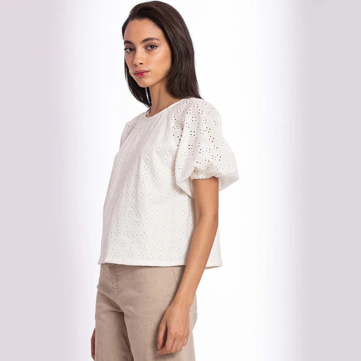 Schiffli Summer Top