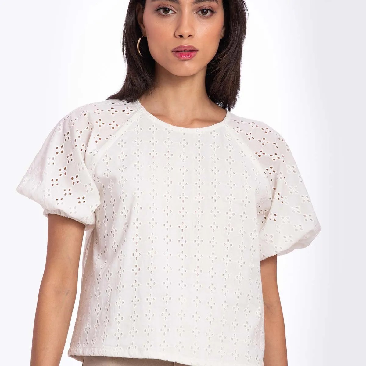 Schiffli Summer Top