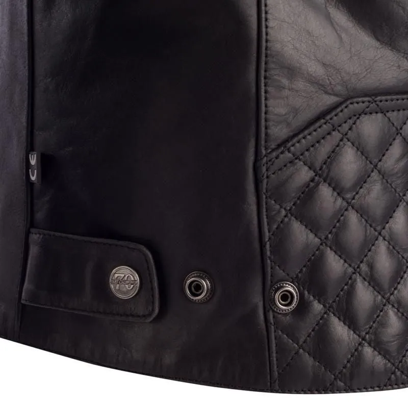 Segura Track Leather Jacket Black
