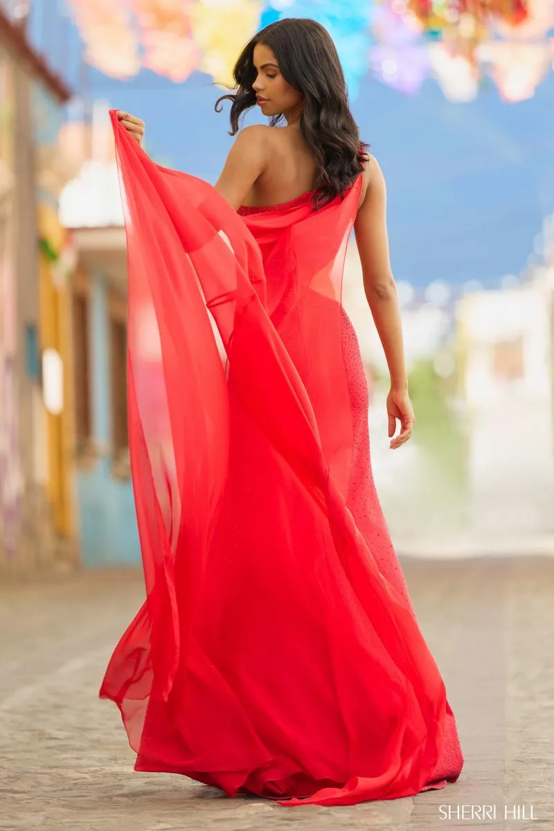 Sherri Hill Cut Out Dress 55318