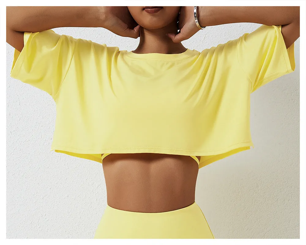 Short Sleeve Cropped Tee