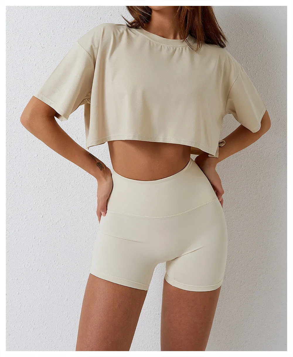 Short Sleeve Cropped Tee