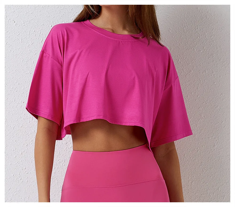 Short Sleeve Cropped Tee
