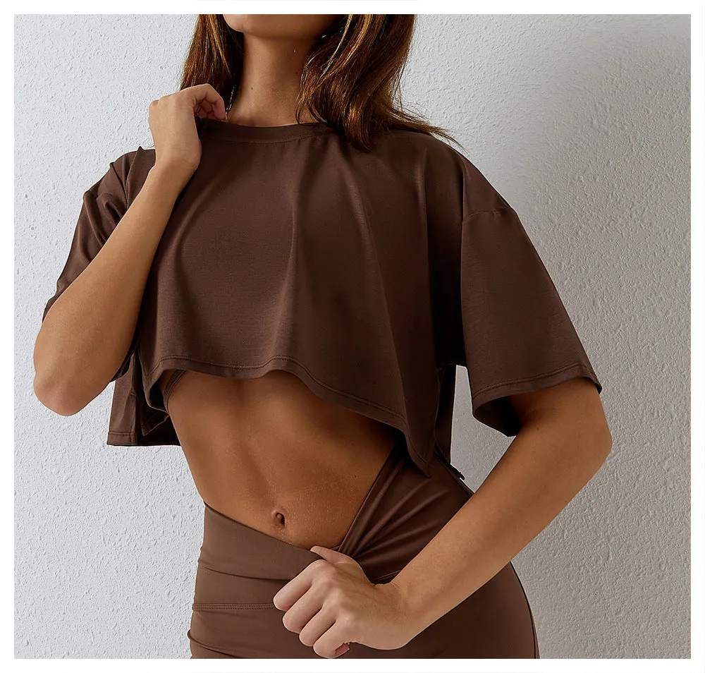 Short Sleeve Cropped Tee