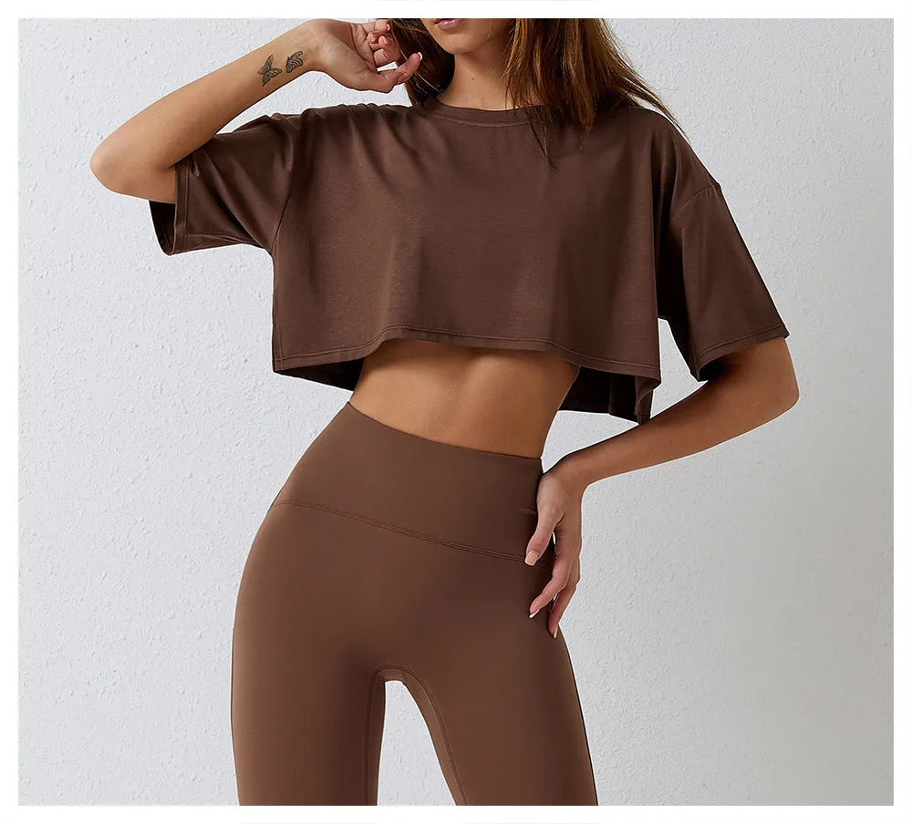 Short Sleeve Cropped Tee
