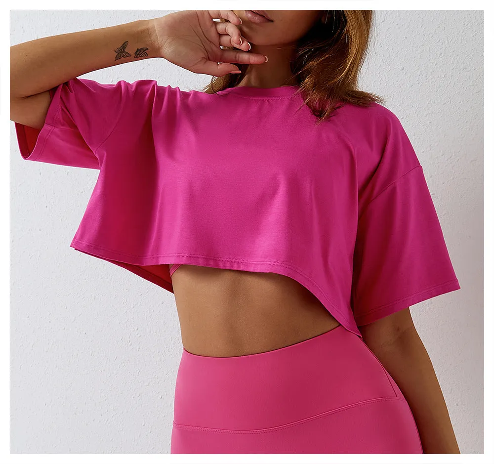 Short Sleeve Cropped Tee