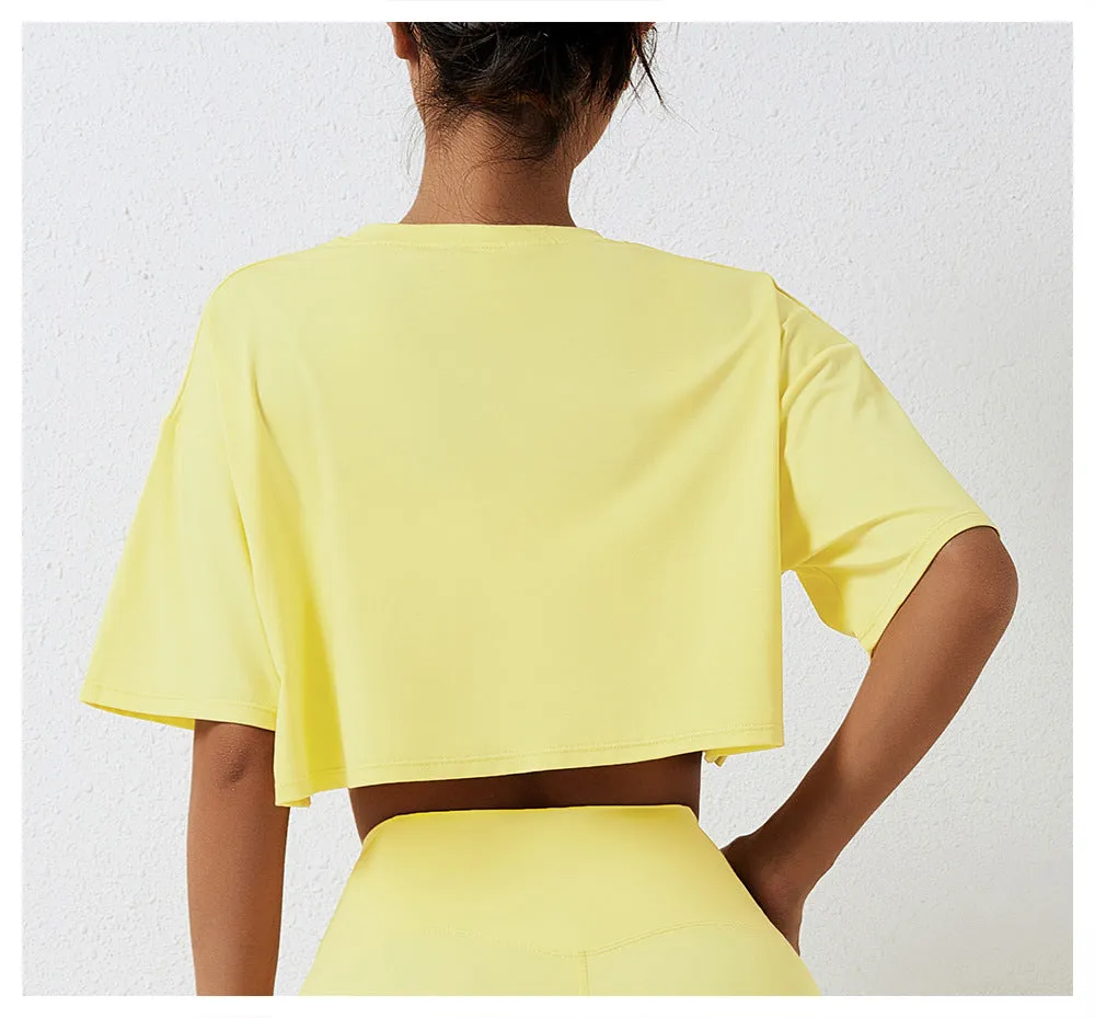 Short Sleeve Cropped Tee