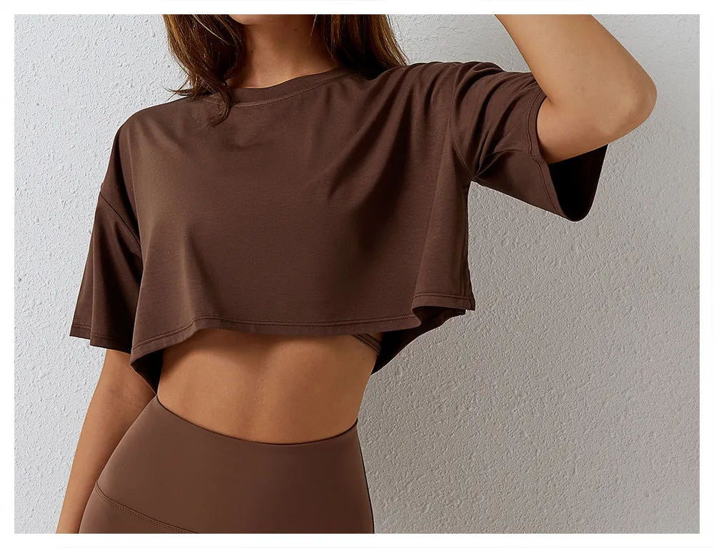 Short Sleeve Cropped Tee