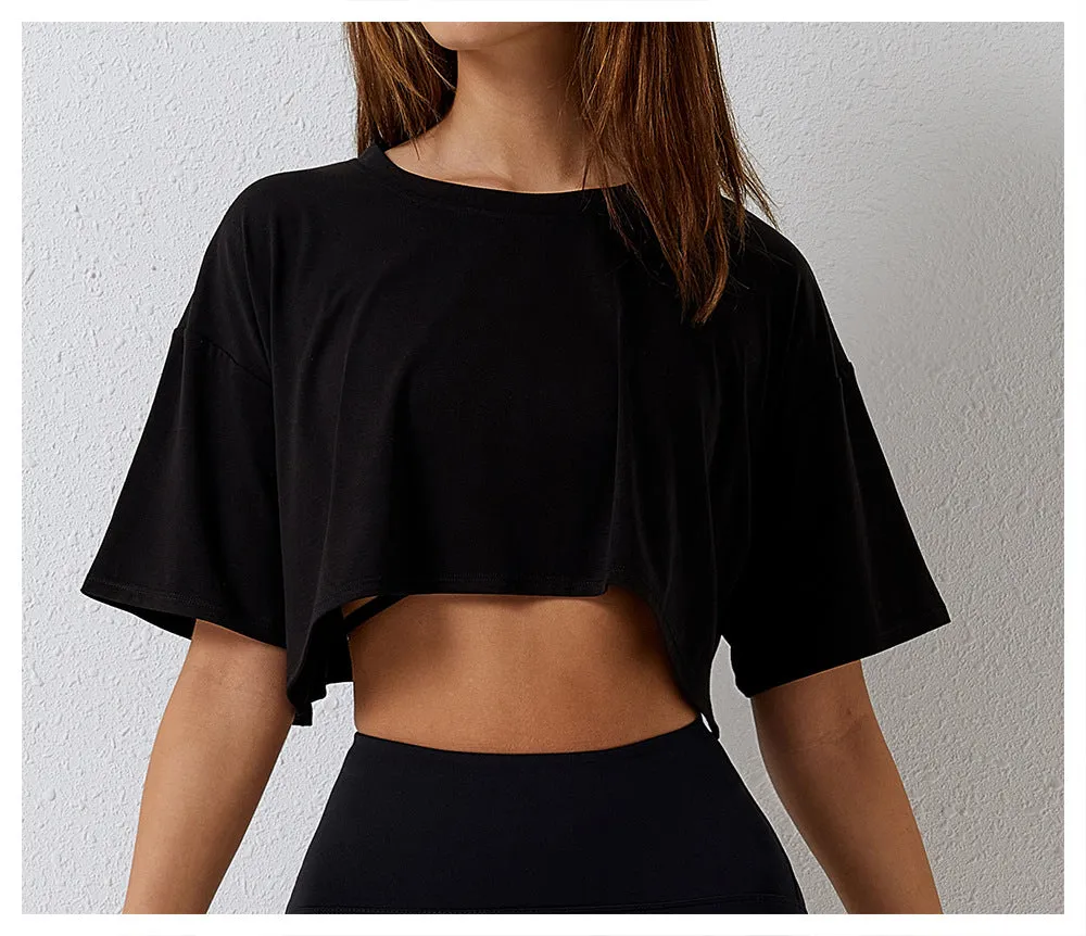 Short Sleeve Cropped Tee