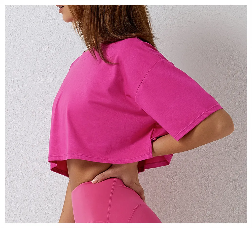 Short Sleeve Cropped Tee