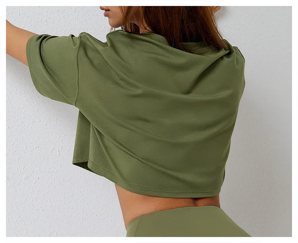 Short Sleeve Cropped Tee