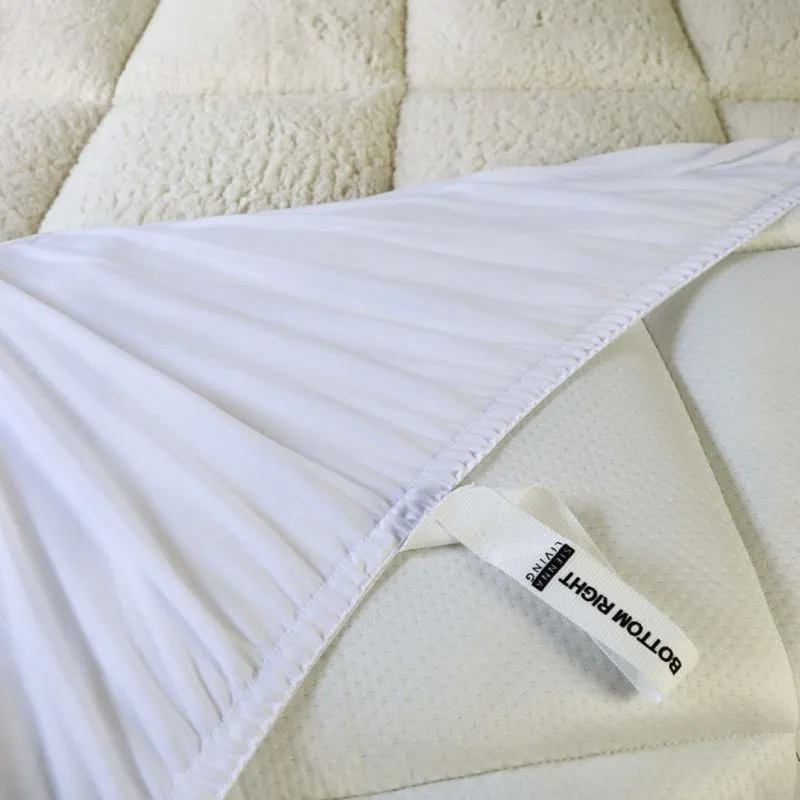 Sienna Living Luxury Hotel 1500GSM Reversible Cooling Mattress Topper