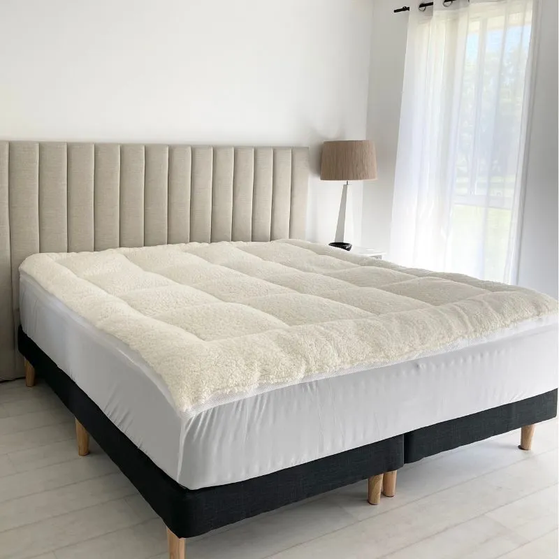 Sienna Living Luxury Hotel 1500GSM Reversible Cooling Mattress Topper