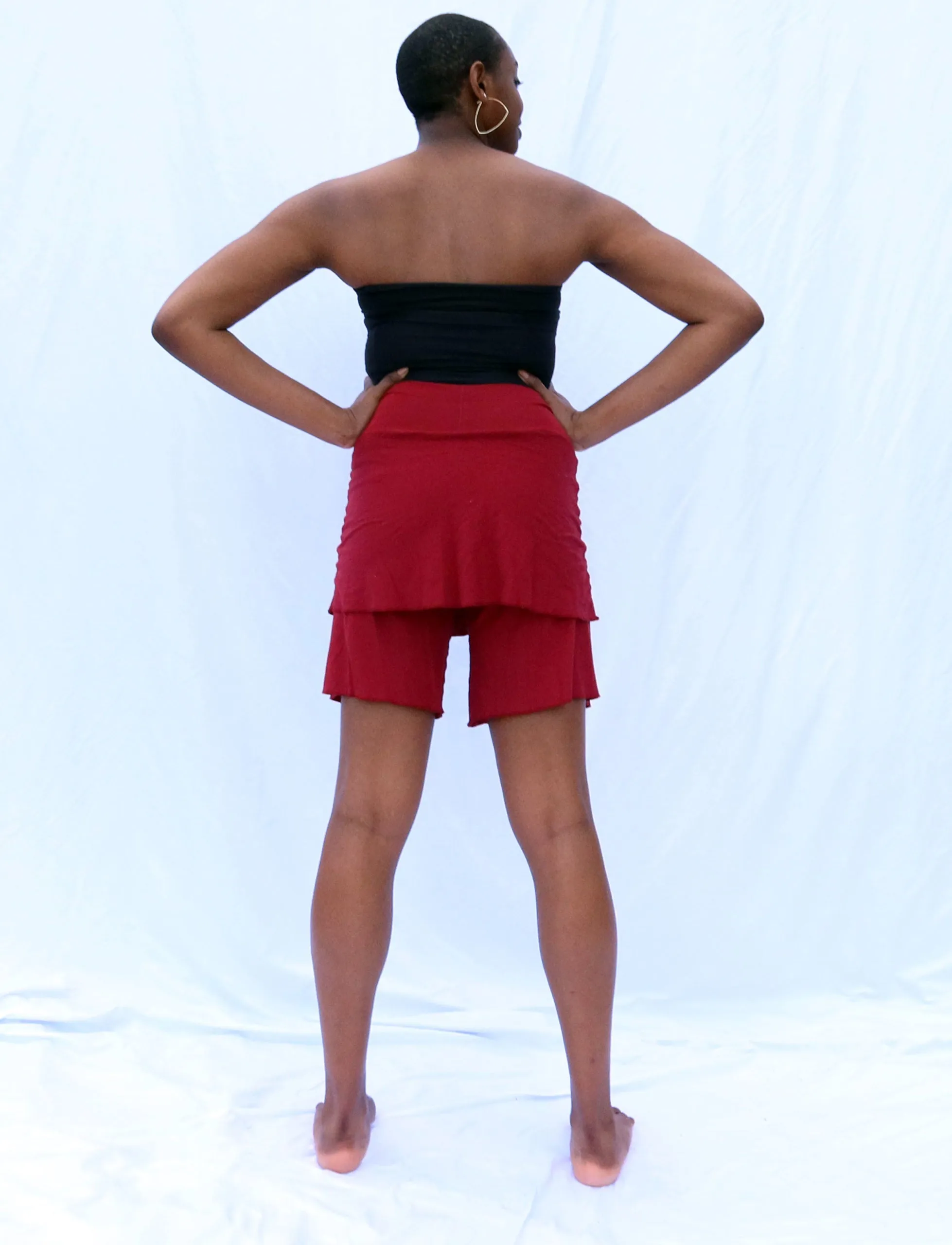 Simplicity Mini Skirted Bermuda Shorts