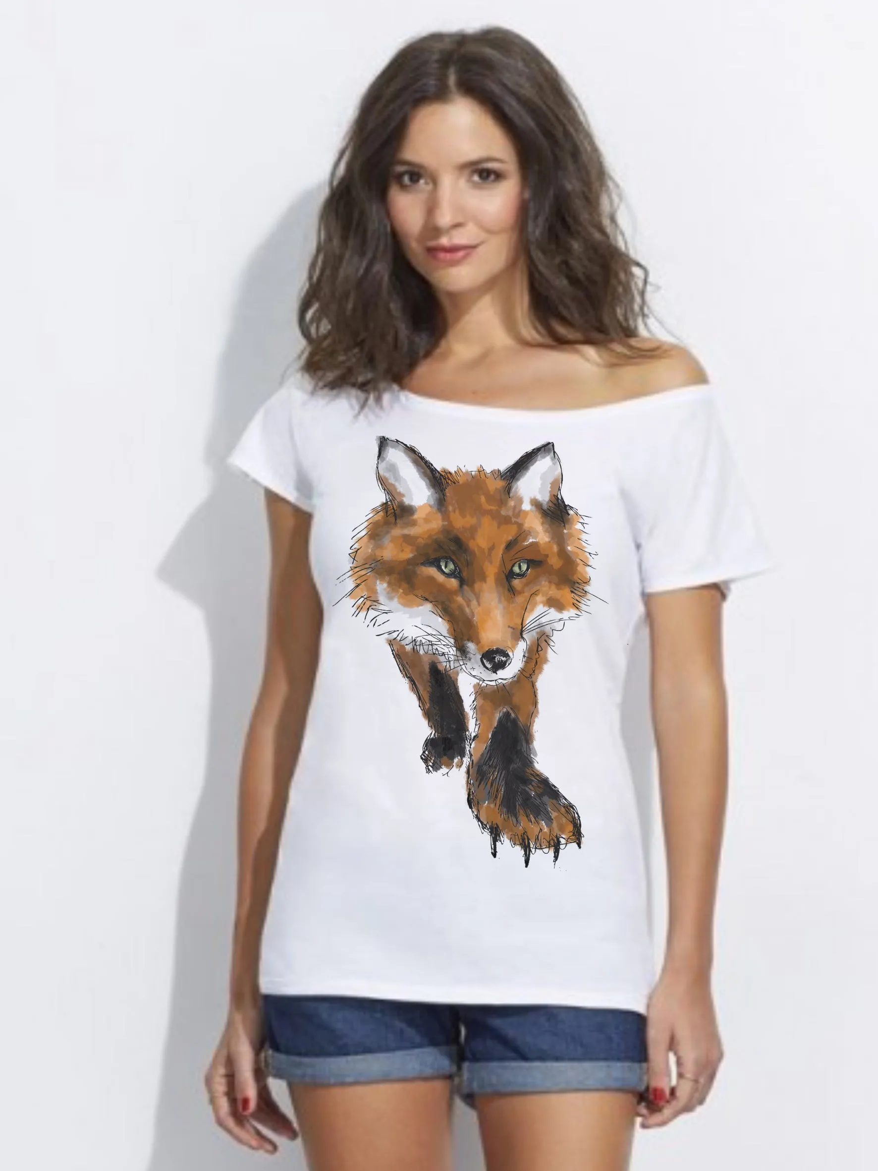Sneaky fox women top