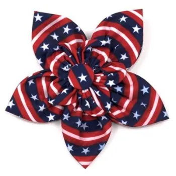 Stars & Stripes Collar Flower